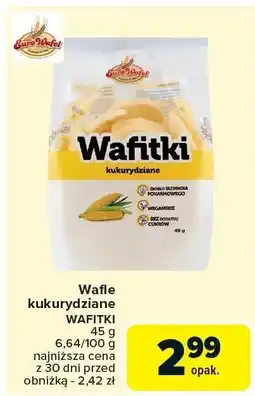 Carrefour Market Wafle kukurydziane Wafitki 45g Euro Wafel oferta