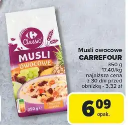 Carrefour Market Musli owocowe 350g Carrefour oferta
