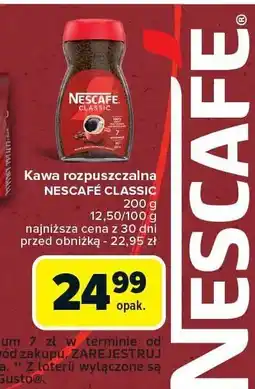 Carrefour Market Kawa rozpuszczalna NESCAFÉ CLASSIC 200g oferta
