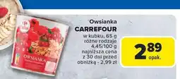 Carrefour Market Owsianka różne rodzaje 65g Carrefour oferta