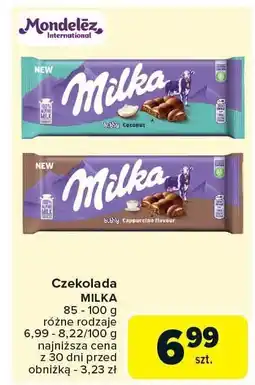 Carrefour Market Czekolada Milka Coconut 85g oferta