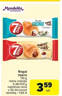 Carrefour Market Rogal 7DAYS Double Coconut 110g oferta