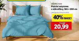 Lidl Pościel satynowa z mikrofibry oferta