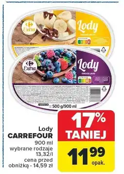Carrefour Market Lody CARREFOUR 900ml oferta