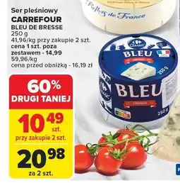 Carrefour Market Ser pleśniowy CARREFOUR BLEU DE BRESSE 250g oferta