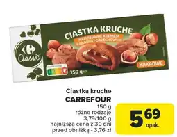 Carrefour Market Ciastka kruche kakaowe 150g Carrefour oferta