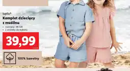 Lidl Komplet dziecięcy z muślinu Lupilu oferta