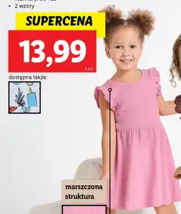 Lidl Sukienka dziecięca Lupilu oferta