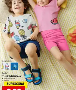 Lidl T-shirt dziecięcy Lupilu oferta