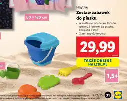 Lidl Zestaw zabawek do piasku Playtive oferta