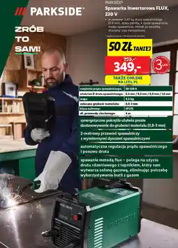 Lidl Parkside Spawarka inwertorowa FLUX 230V oferta