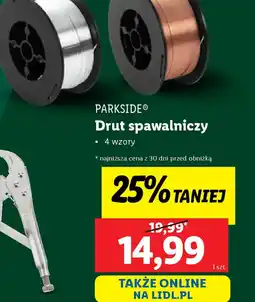Lidl Drut spawalniczy Parkside oferta