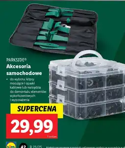 Lidl Akcesoria samochodowe Parkside oferta