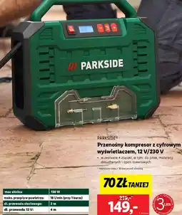 Lidl Przenośny kompresor Parkside oferta