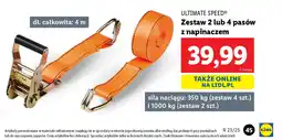Lidl Zestaw 2 lub 4 pasów z napinaczem oferta