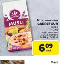 Carrefour Musli owocowe Carrefour Classic oferta