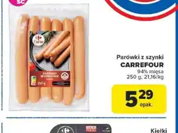 Carrefour Parówki z szynki Carrefour oferta