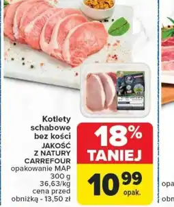 Carrefour Kotlety schabowe bez kości oferta