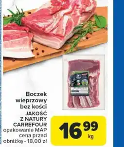 Carrefour Boczek wieprzowy bez kości oferta