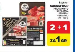 Carrefour Szynka Carrefour Prosciutto di Parma, Jambon Serrano oferta
