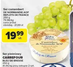 Carrefour Ser camembert DE NORMANDIE AOP REFLETS DE FRANCE oferta