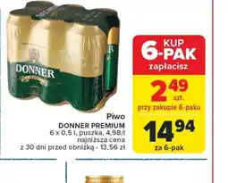 Carrefour Piwo Donner Premium oferta