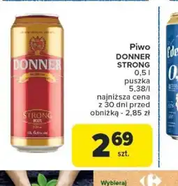 Carrefour Piwo Donner Strong oferta