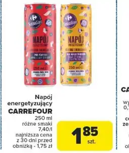 Carrefour Napój energetyzujący Carrefour oferta