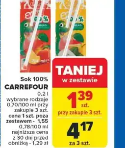 Carrefour Sok 100% Carrefour oferta