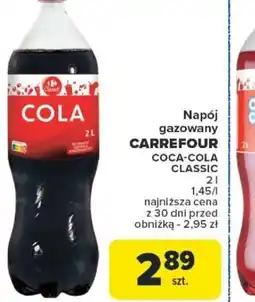 Carrefour Napój gazowany Carrefour Coca-Cola Classic oferta