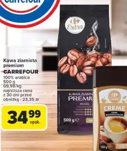 Carrefour Kawa ziarnista premium Carrefour oferta