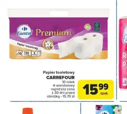 Carrefour Papier toaletowy Carrefour Essential Premium oferta