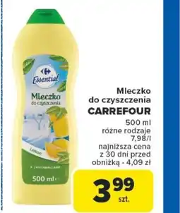Carrefour Mleczko do czyszczenia Carrefour oferta