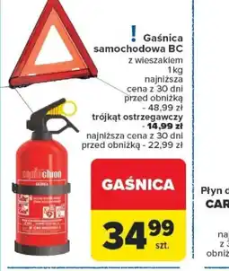 Carrefour Gaśnica samochodowa BC oferta