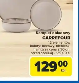 Carrefour Komplet obiadowy Carrefour oferta