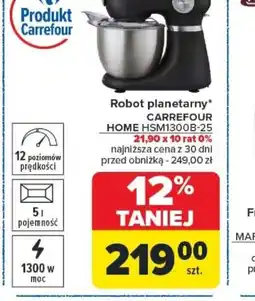 Carrefour Robot planetarny Carrefour Home HSM1300B-25 oferta