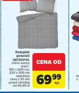 Carrefour Komplet pościeli Detexpol oferta