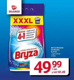 Selgros Bryza proszek do prania oferta