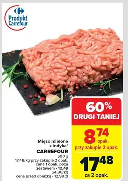 Carrefour Mięso mielone z indyka Carrefour oferta