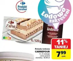 Carrefour Rolada lodowa CARREFOUR 1l oferta