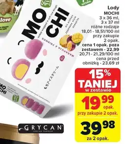 Carrefour Lody MOCHI 3x36 ml, 3x37 ml SO! Yummy oferta