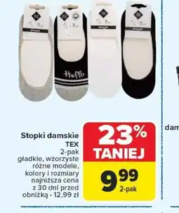 Carrefour Stopki damskie TEX oferta