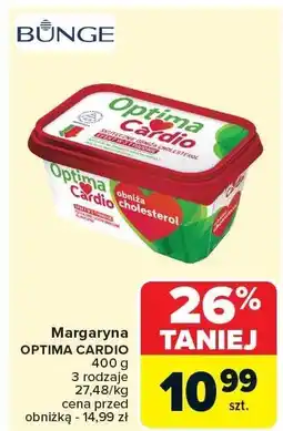 Carrefour Margaryna OPTIMA CARDIO 400 g Bunge oferta