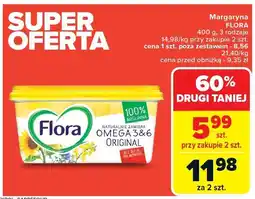 Carrefour Margaryna FLORA 400 g oferta