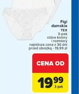 Carrefour Figi damskie TEX oferta