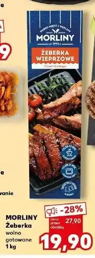 Kaufland Żeberka wieprzowe z sosem barbeque Morliny oferta