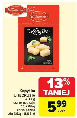Carrefour Kopytka U Jędrusia 400g oferta