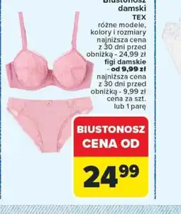 Carrefour Biustonosz damski TEX oferta