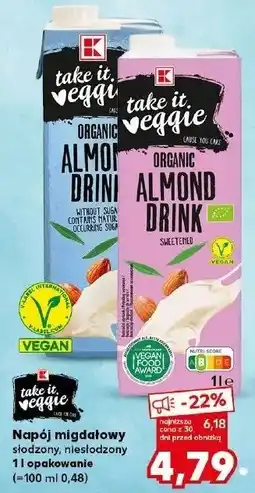 Kaufland Napój migdałowy K-take it veggie oferta
