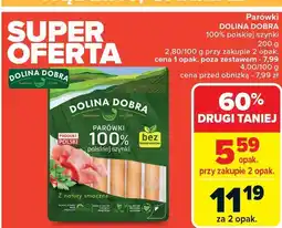 Carrefour Parówki DOLINA DOBRA 100% polskiej szynki 200g oferta